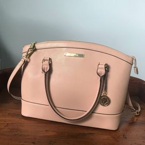 Anne Klein nude pink handbag